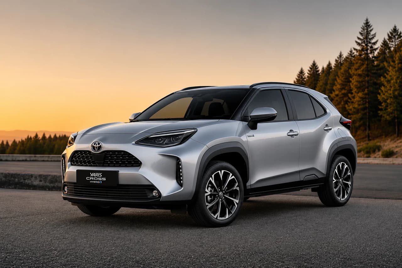 Toyota Yaris Cross Híbrido 2023 Plata metálico / Negro