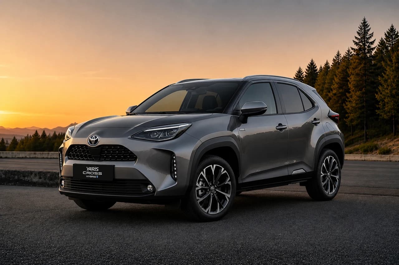 Toyota Yaris Cross Híbrida 2023 Gris metálico / Blanco